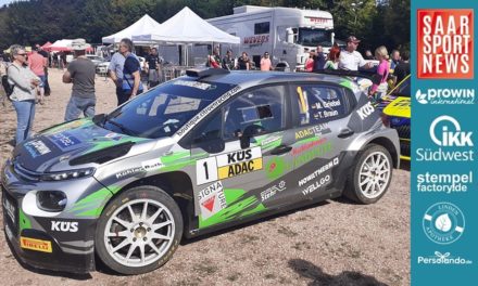 Lokalmatador Marijan Griebel gewinnt ADAC Saarland Pfalz Rallye 2022