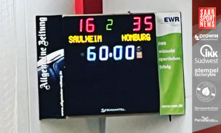 Der TV Homburg gewinnt Auswärtsspiel bei der SG Saulheim