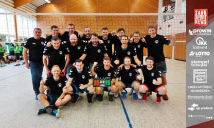 Volleyballer des TV Walpershofen mit klarem Heimsieg.