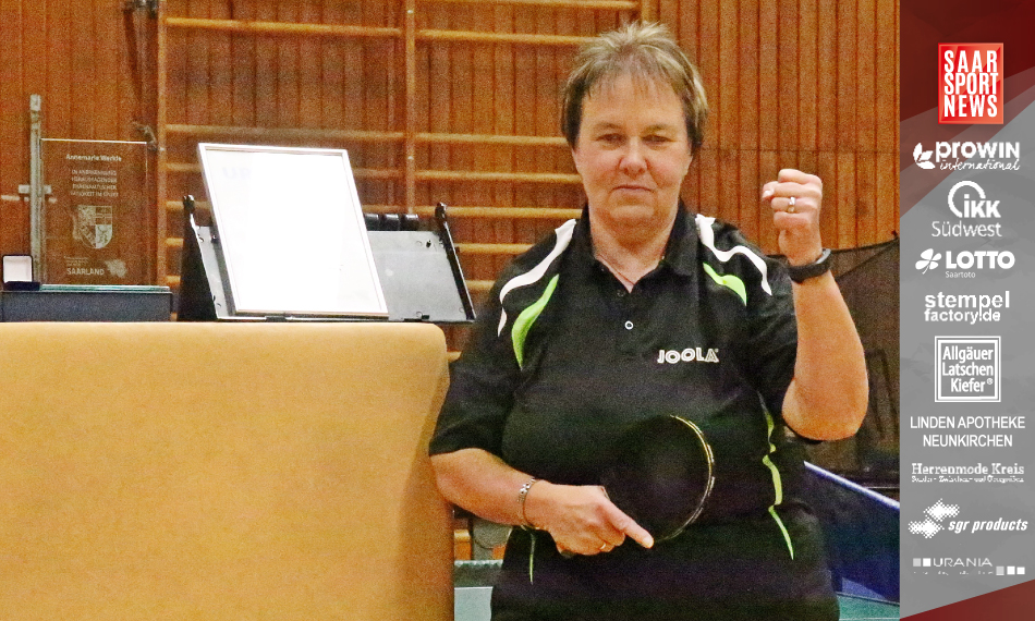 Für viel Engagement beim saarländischen Tischtennisnachwuchs! Annemarie Werkle erhält Sportplakette des Saarlandes