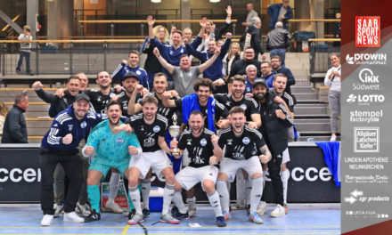 FCS-Fans verlassen die Halle – müssen aber zurückkommen! Alff-Team entthront Hallenfüchse Auersmacher –  Hellas Bildstock hält die Hoffnungen der Volksbankenmasters-Final Teilnahme aufrecht 