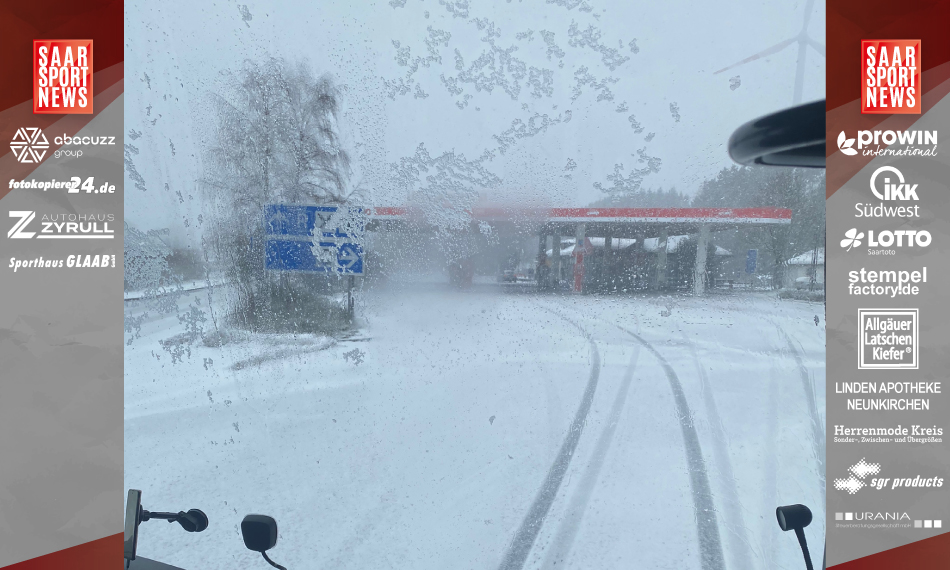 Schnee-Chaos stoppt FCS-Fans! Schlachtenbummler wegen Staus & Sperrungen ausgebremst – Möglicherweise verpassen Fans das Spiel