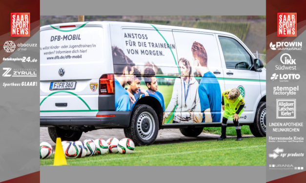 Das DFB-Mobil rollt wieder durch das Saarland