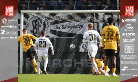 Nach fünf Siegen in Folge! Elversberg im Topspiel gegen Dresden mit Unentschieden