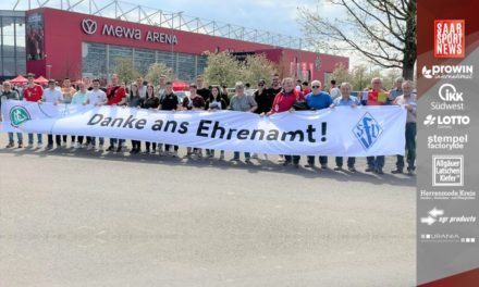 Danke-Aktion des Saarländischen Fußballverbandes an junge Ehrenamtler