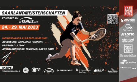 Saarlandmeisterschaften der Aktiven 2023 powered by eTennis.de beim TC Bous